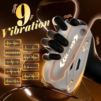 Wearable Male Vibrator Penis Ring Hands-Free 9 Modes Rechargeable