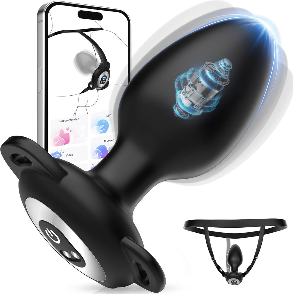 Anal Vibrator Wearable APP Control 10 Modes Silicone Rechargeable