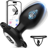 Anal Vibrator Wearable APP Control 10 Modes Silicone Rechargeable