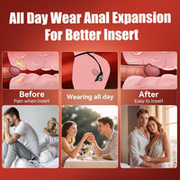 Anal Vibrator Wearable APP Control 10 Modes Silicone Rechargeable