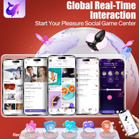 Anal Vibrator Wearable APP Control 10 Modes Silicone Rechargeable