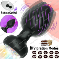 Vibrating Anal Butt Plug Dildo Prostate Massager Vibrator Sex Toys for Men Women