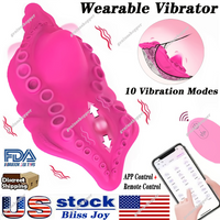 App Remote Control Wearable Panty Vibrator Egg USB Rechargeable for Women