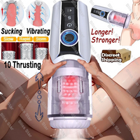 Male Masturbator 360° Air Cushion 6 Sound Modes Detachable Sleeve for Men