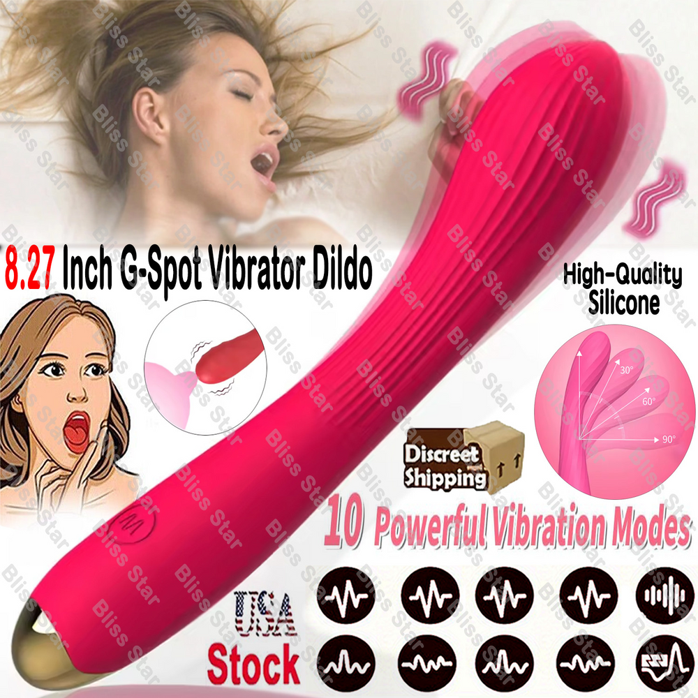 Share G-Spot Vibrator 10 Modes Spiral Texture Rechargeable for Women