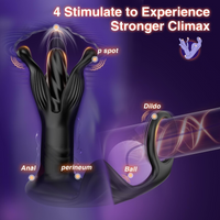 Male Prostate Massager Vibrator Thrusting Anal Butt Plug Dildo Sex Toys for Men