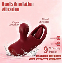Wearable Vibrator APP Control, 9 Modes, Tapping, USB Rechargeable, Silicone