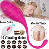 Prostate Massager Wearable 10 Modes Dual Motors Remote Control IPX7