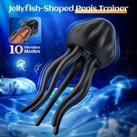Share Vibrating Cock Ring 7 Modes Tentacle Design Silicone Waterproof USB Rechargeable