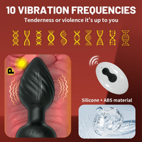 Vibrating Anal Butt Plug Dildo Prostate Massager Vibrator Sex Toys for Men Women
