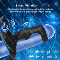 Cock Ring Vibrator Adjustable Silicone with Clitoral Stimulator for Couple