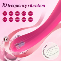 Share G-Spot Vibrator 10 Modes Spiral Texture Rechargeable for Women