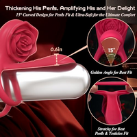 Share Couples Vibrator Panty Clitoral Vibrator Penis Ring 10 Modes Silicone