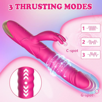 Rabbit Vibrator 3 Thrusting Modes 10 Vibration Patterns G Spot Massager