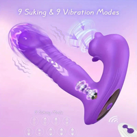 Wearable G-Spot Clitoral Vibrator 9 Modes Remote Control USB Rechargeable
