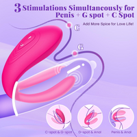 Wearable Vibrator G-Spot Clit Massager 10 Modes Silicone Waterproof