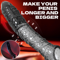 Vibrating Ring & Sleeve Silicone USB Rechargeable Waterproof for Couple
