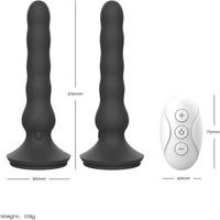 Anal Butt Plug Prostate Massager Vibrator 10 Modes Waterproof Remote Control