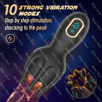 Tentacle Vibrating Massager 10 Modes Silicone Waterproof Rechargeable for Men