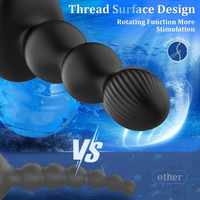 Swing Anal Plug Vibrator Prostate Massager Silicone Rechargeable Waterproof