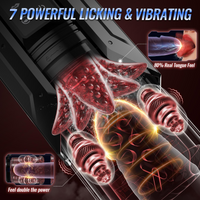 Male Masturbator Automatic APP Control 7 Modes Thrusting Rotating Silicone