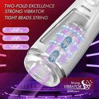 Automatic Male Masturbator 10 Thrusting 10 Vibration Telescopic Stroker for Men