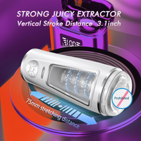 Automatic Male Masturbator 10 Thrusting 10 Vibration Telescopic Stroker for Men