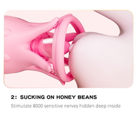 Personal Massager 10 Modes 360° Tongue Motion 3 Levels for Women