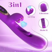 Rabbit Vibrator 14 Modes Patting & Vibration G Spot Clitoral Stimulator forWomen