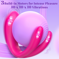 Wearable Vibrator G-Spot Clit Massager 10 Modes Silicone Waterproof