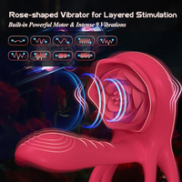 Share Couples Vibrator Panty Clitoral Vibrator Penis Ring 10 Modes Silicone
