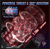 Male Masturbator Automatic APP Control 7 Modes Thrusting Rotating Silicone