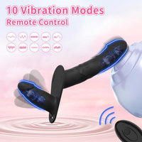 Wearable Vibrator 10 Modes Dual Stimulation G-Spot Clitoral Silicone for Women