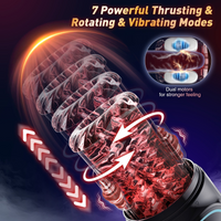 Male Masturbaters Automatic HandsFree Thrusting Cup Rotating Stroker Men Sex Toy