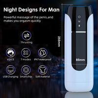 Automatic Male Masturbator 7 Thrusting Modes TPE Sleeve IPX7 for Men