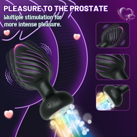 Vibrating Anal Butt Plug Dildo Prostate Massager Vibrator Sex Toys for Men Women