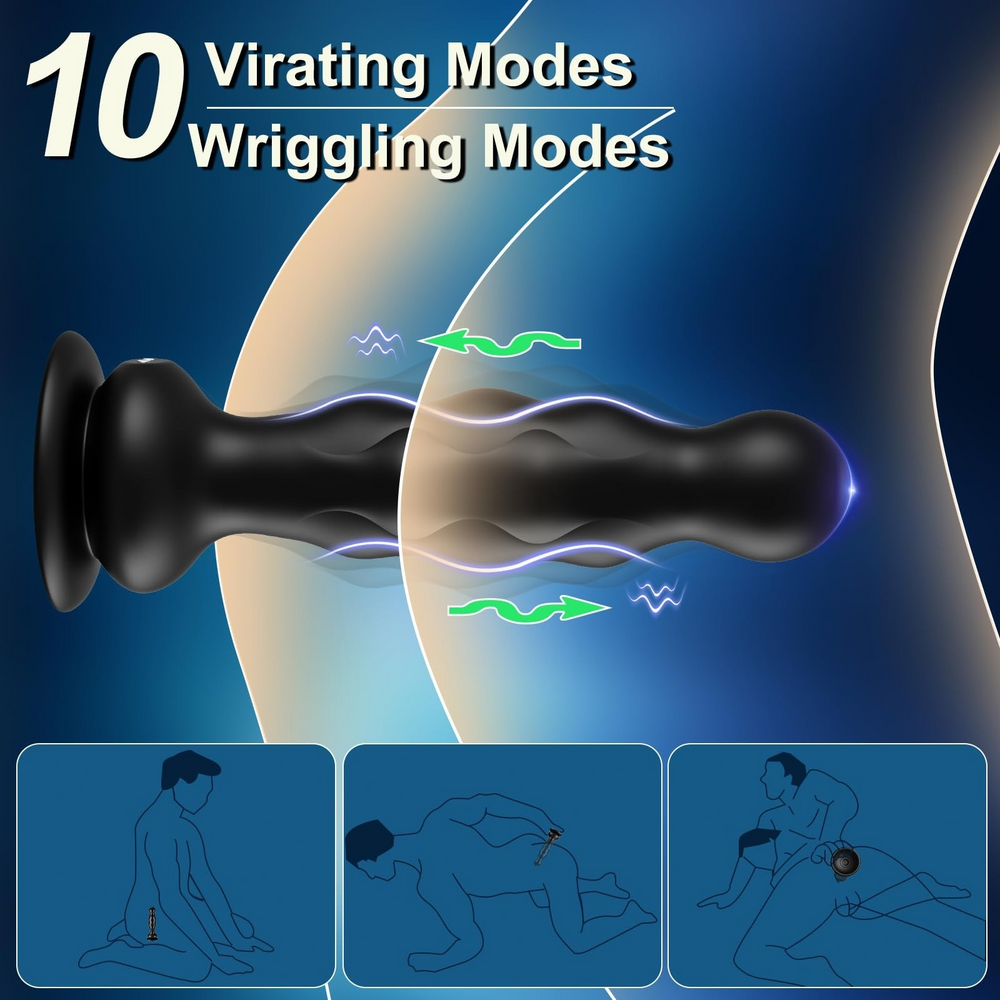 Automatic Personal Massager 3-in-1 Motion 7 Modes Silicone Rechargeable