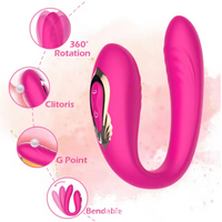 Anal-Clit-Dual-Vibrator-G-Spot-Dildo-Rabbit-Adult Sex Toy Massager Women Couples