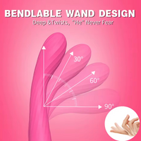 Share G-Spot Vibrator 10 Modes Spiral Texture Rechargeable for Women