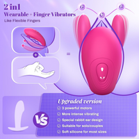 Wearable Vibrator G-Spot Clit Massager 10 Modes Silicone Waterproof