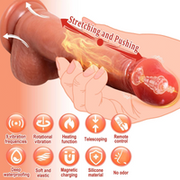 Thrusting Vibrating Dildo Realistic Dildo Prostate Massager Sex Toys for Women