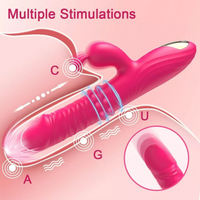 Rabbit Vibrator 3 Thrusting Modes 10 Vibration Patterns G Spot Massager