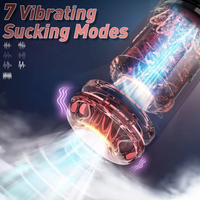 Male Masturbaters Automatic HandsFree Thrusting Cup Rotating Stroker Men Sex Toy