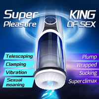 Male Masturbator 360° Air Cushion 6 Sound Modes Detachable Sleeve for Men
