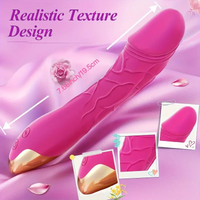 8 Inch Dildo Vibrator 10 Modes Realistic Silicone G-Spot Massager for Women