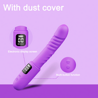 Thrusting Plug Massager Dual Motor 4 Modes 10 Vibration Silicone Rechargeable