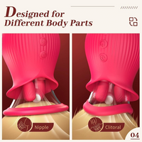 Share 3-in-1 Vibrating Massager 10 Modes 2 Silicone Cups IPX7 Rechargeable for Women