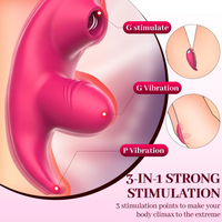 Wearable G-Spot Clit Vibrator Dildo Double Massager Adult Sex Toys For Women New