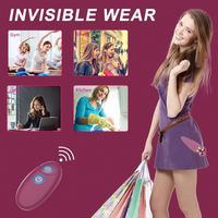 Anal Plug Vibrator 10 Modes Remote Control IPX7 Silicone Rechargeable