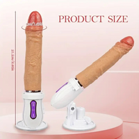 Remote Control Telescopic Vibrator Heating Silicone Rechargeable Waterproof